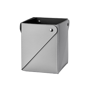 ADJ Коробочка MIU для чайных пакетов, 7x7xH8 см., цвет: серый/черный