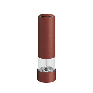 ADJ Контейнер для соли и перца, D5x17 см., цвет: бордо/коньяк