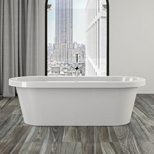 Knief Loft Ванна отдельностоящая 180x80x60см, без слива-перелива, цвет: белый