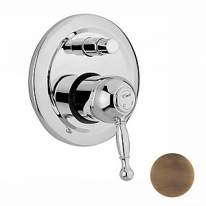CISAL Arcana Royal Встраиваемый однорычажный смеситель для ванны/душа, цвет: бронза