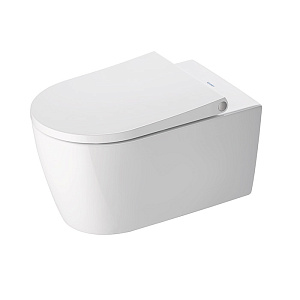 Duravit Bento Starck Box Унитаз подвесной 37.3x57см, безободковый . с сиденьем, HygieneGlaze, цвет: белый глянцевый, 