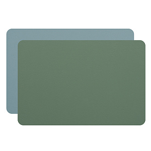 ADJ Плейсмат для рабочего стола, 48x65 см., цвет: небесный/эвкалипт