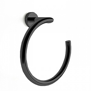 3SC Ribbon Полотенцедержатель-кольцо D22см, цвет: черный матовый