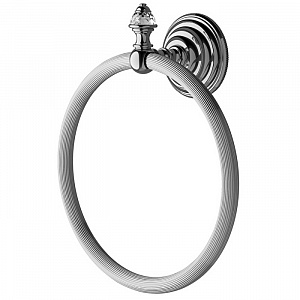 Devon&Devon Diamond Полотенцедержатель - кольцо 21см., подвесной, цвет: хром