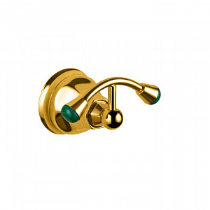 Nicolazzi Teide Chic Крючок подвесной, двойной, цвет: золото