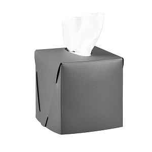 ADJ Салфетница Kleenex, 12x12xH12 см., цвет: серый/черный