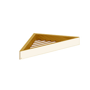 Gessi Rettangolo Полочка-решетка угловая для ванны или душа, цвет: Gold CCP    