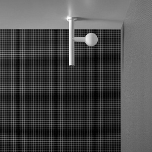 Antonio Lupi Apollo Верхний душ Ø45 мм., с LED подсветкой, потолочный монтаж, цвет: белый матовый
