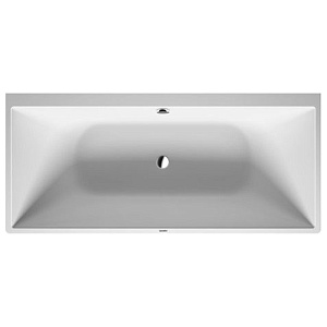 Duravit Vitrium Ванна пристенная 180x80см, с ножками, с2 наклонами для спины, прямоугольная, цвет: белый