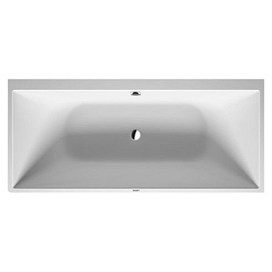 Duravit Vitrium Ванна встраиваемая 180x80см, Dx, с ножками, с2 наклонами для спины, прямоугольная, цвет: белый