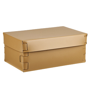 ADJ Коробка Snob, 32x20xH13,5 см., цвет: горчичный/оливковый