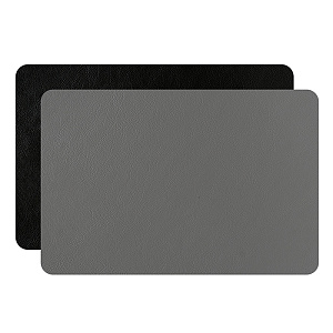 ADJ Плейсмат для рабочего стола, 48x65 см., цвет: черный/серый